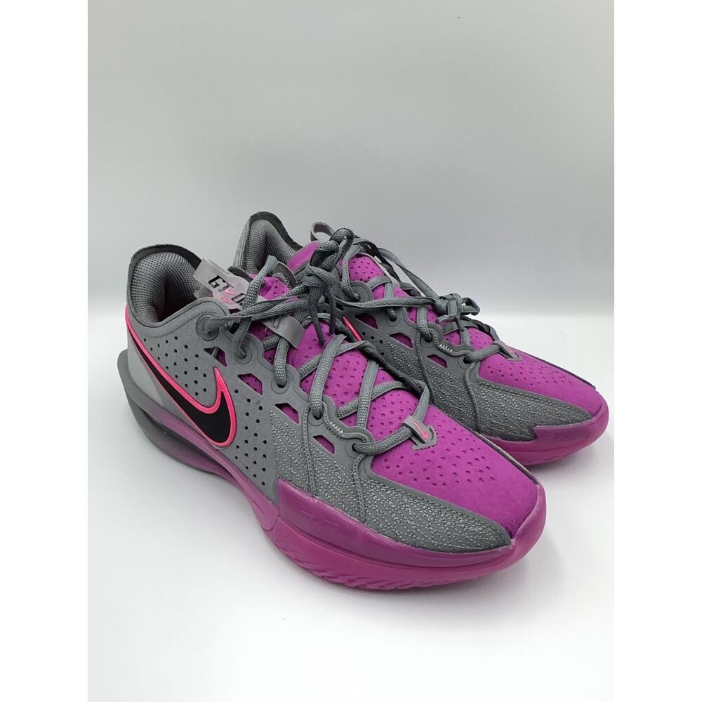 Size 8.5 Men’s Nike Air Zoom GT Cut 3 “Smoke Grey/ Hot Fuchsia” DV2913-006 New